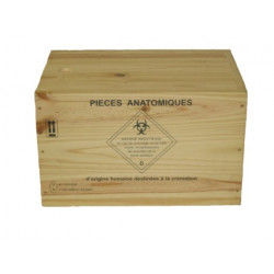 Caisse Anatomique 31L classe 6 pour crémation