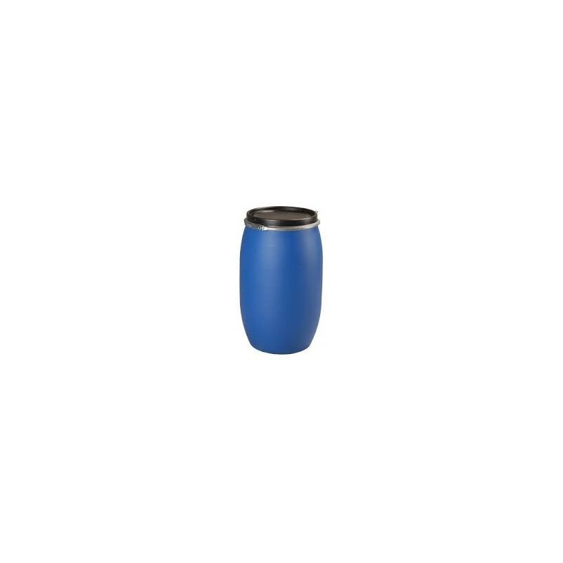 60-liter high-density polyethylene drum, open top