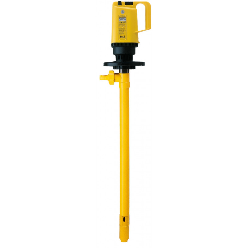 Pompe vide-fût ou cuve 1000l IBC GRV pour produits ALCALINS Pompe vide-fût ou cuve 1000l IBC GRV pour produits ALCALINS