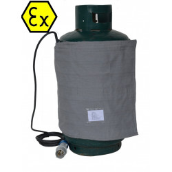 ATEX-Certified Heated Cover for Butane and Propane Gas Cylinders