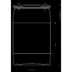 Fût polyethylène haute densité 120l, à bonde ADR