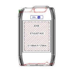 SD Pack - Jerrican bidon 10 litres ADR