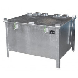 280-liter storage container for damaged lithium-ion batteries