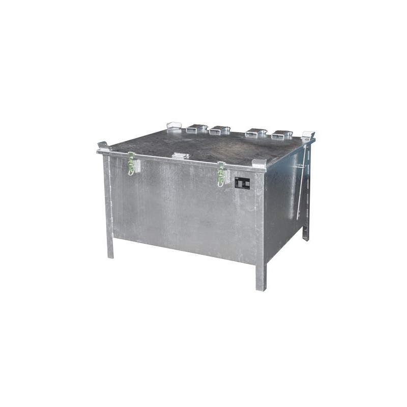 280-liter storage container for damaged lithium-ion batteries