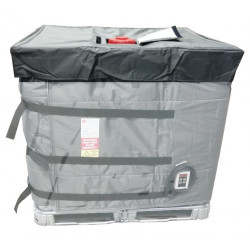 Couverture isolante Kuhlmann en alu - pour cuve IBC 1000L - 1200 x