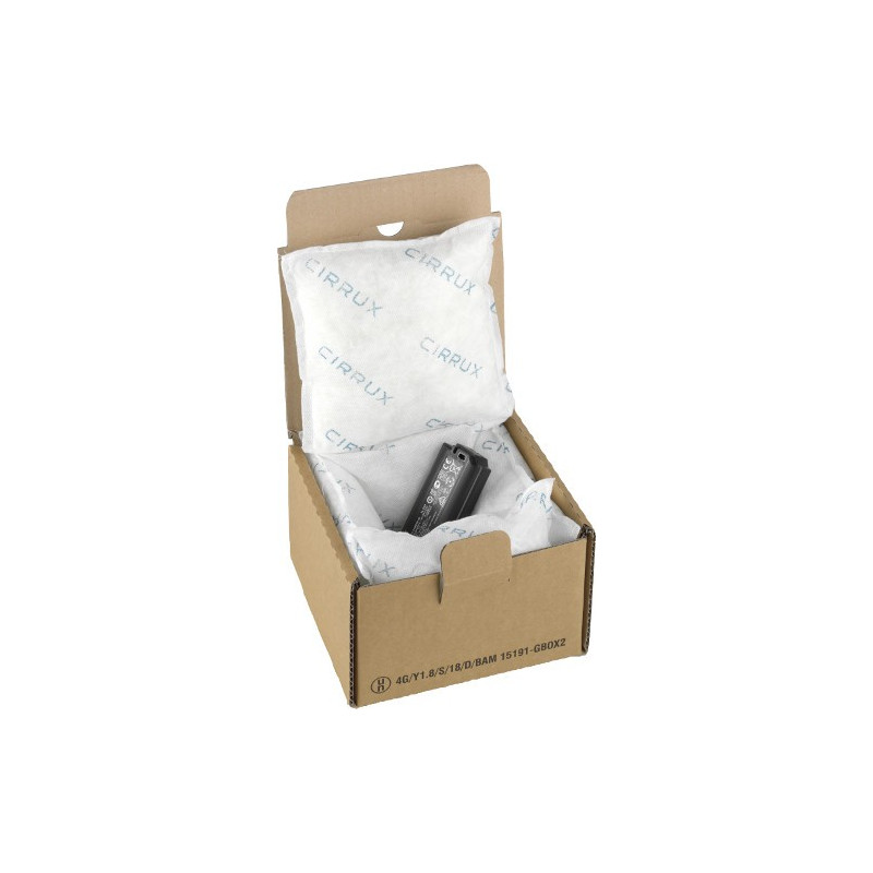 UN 4G/Y1.8 cartons for damaged P908 lithium batteries
