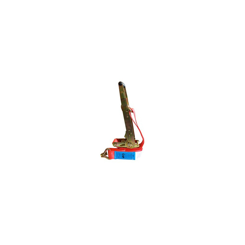 Sangle d'arrimage 5T 50mm 8m STF 550 poignée inversée double Sangle d'arrimage 5T 50mm 8m STF 550 poignée inversée double