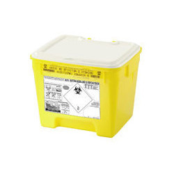 Medical waste drum for needles and sharp objects