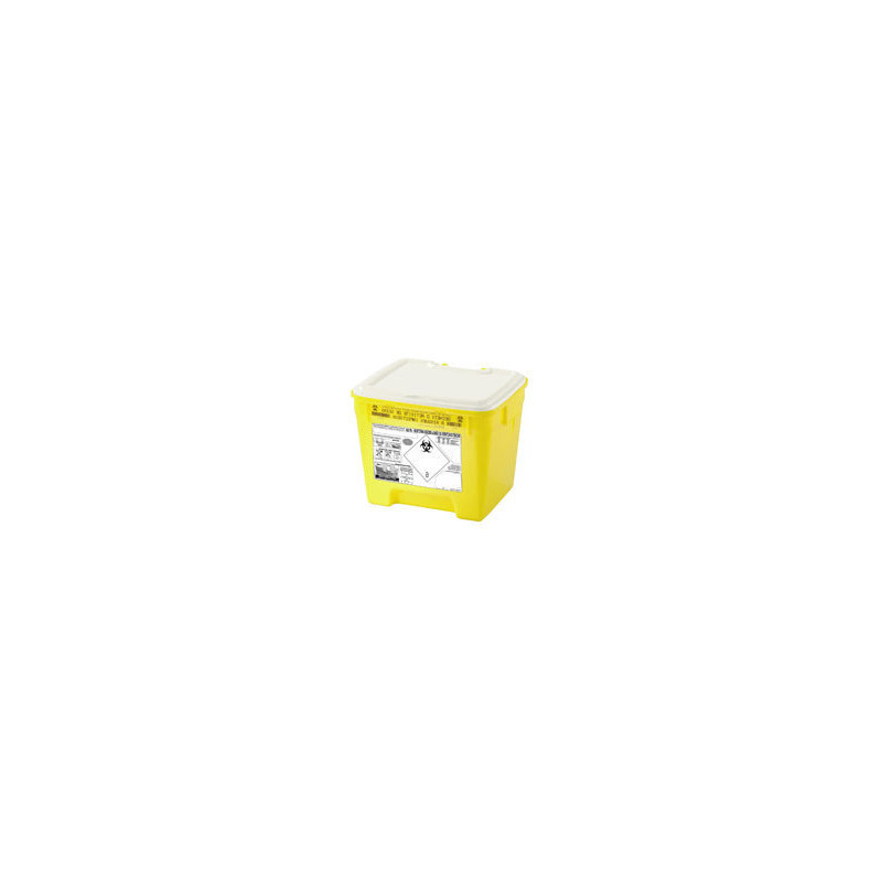 Medical waste drum for needles and sharp objects