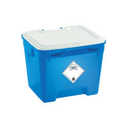 30-liter blue medical waste drum for cytotoxic waste, UN3249