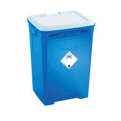 50-liter blue medical waste drum for cytotoxic waste, UN3249