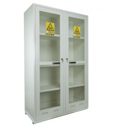 Safety Cabinet for Toxic and Reactive Substances with 2 Glass Doors