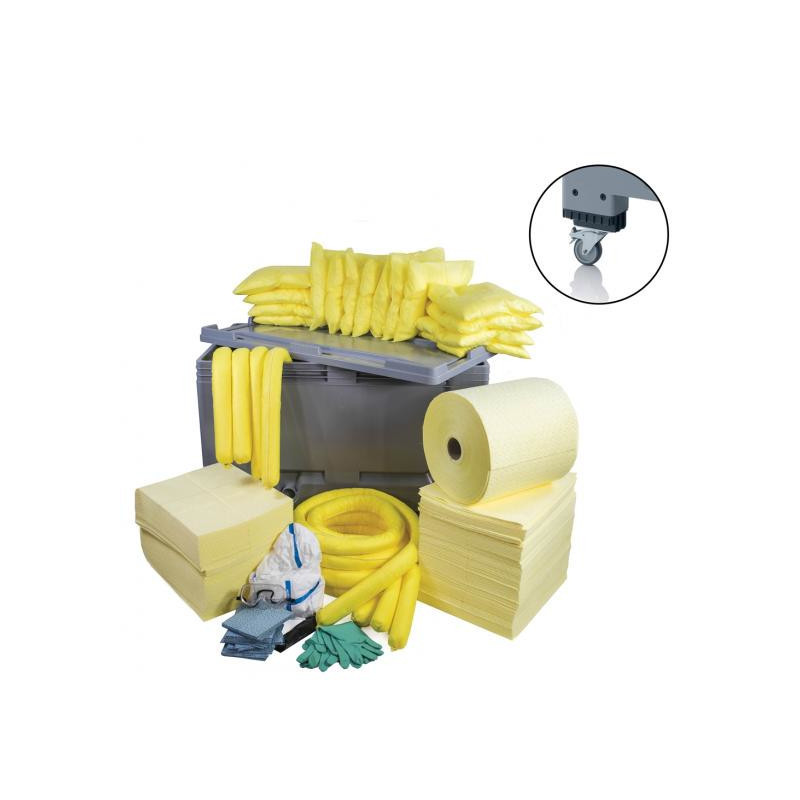Kit anti-pollution chimique 600litres Kit anti-pollution chimique 600litres