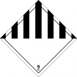Class 9 Hazard Label, 100x100 - Roll of 1,000