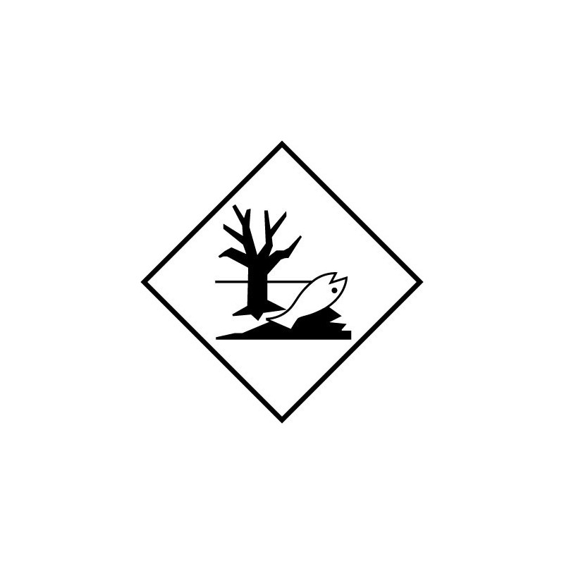 100x100 MDPE Hazard Label - Roll of 1,000