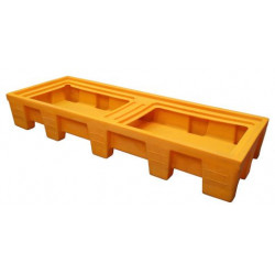 4-Drum In-Line Spill Containment Pan