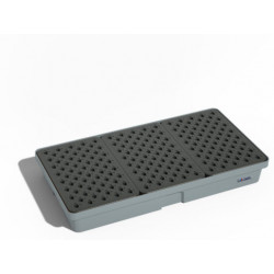 90- or 100-liter laboratory spill containment tray