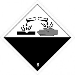 Etiquette de placardage container maritime