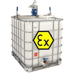 Pneumatic Agitator Mixer for 1,000-Liter IBC Tanks