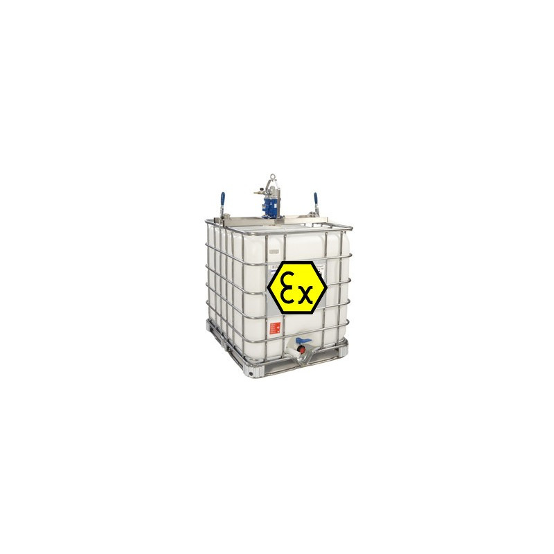 Mélangeur agitateur pour cuve 1000l IBC GRV Pneumatique Mélangeur agitateur pour cuve 1000l IBC GRV Pneumatique