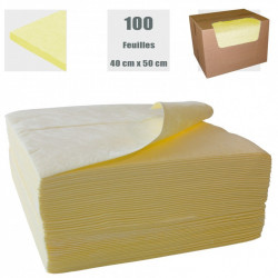 Carton de 200 feuilles absorbantes produits chimiques SM80 - PORTWEST