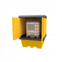 Storage Shelter for 1,000-Liter IBC Containers
