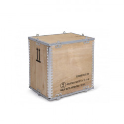 Wooden crates certified for the transport of hazardous materials, 4DV/X20
