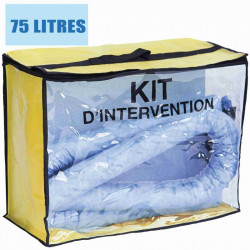 Kit d'intervention pour hydrocarbure 50L