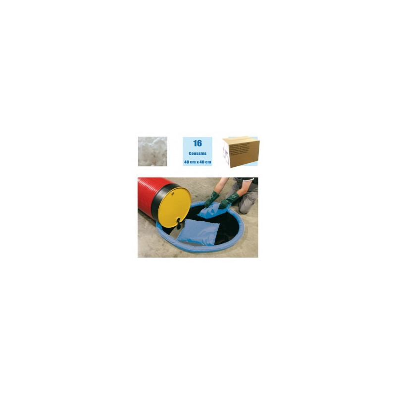 Coussins absorbants Tous liquides (carton de 16) Coussins absorbants Tous liquides (carton de 16)