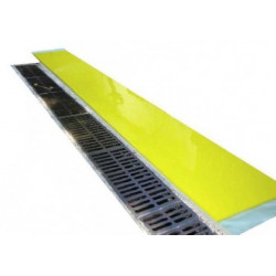 Polyurethane cover plate for drainage grate