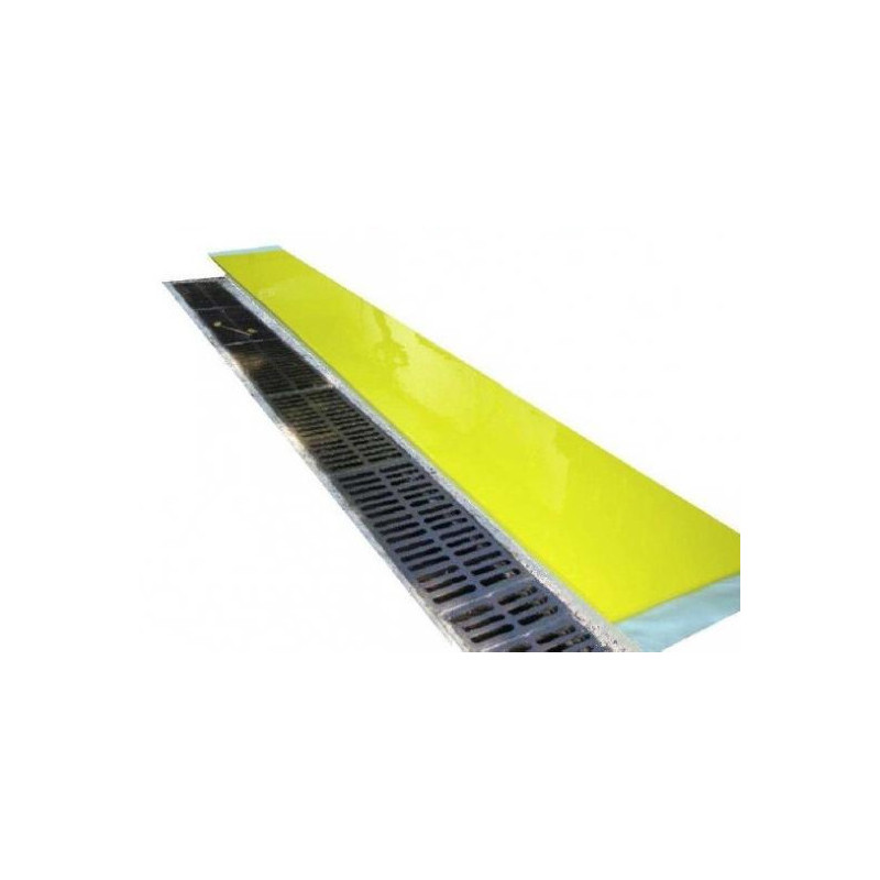Polyurethane cover plate for drainage grate