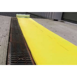 Polyurethane cover plate for drainage grate