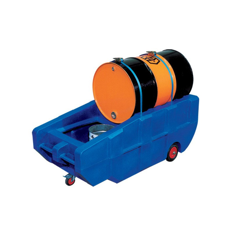 Poly-Dolly: Draining, Retention, and Hand Truck—All in One Product