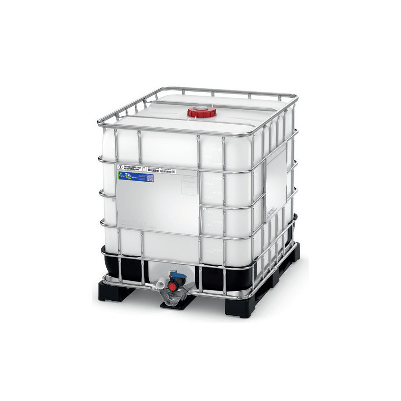 1,000-liter IBC tank with dip tube