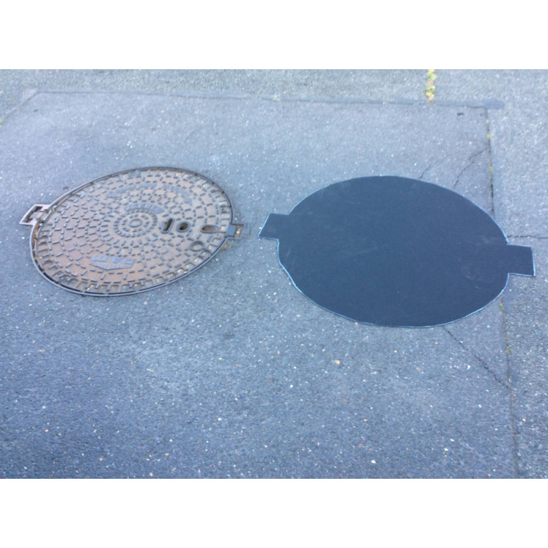 Protection for Asphalt-Coated Manhole Covers