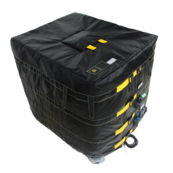 ATEX-Certified Heated Cover for 1,000-Liter IBC Tank