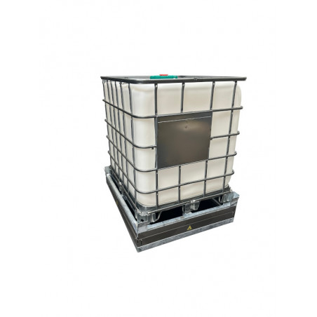 Bâche Premium Cuve IBC 1000L - Protection UV, Anti-Algues - Polyéthylène 200g/m² - Ouverture Velcro Pour Jauge