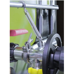 Lime Milk Pump with Drain Valve, 1,000-Liter Tank - IBC - GRV