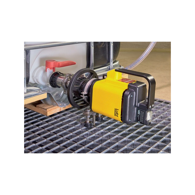 Lime Milk Pump with Drain Valve, 1,000-Liter Tank - IBC - GRV