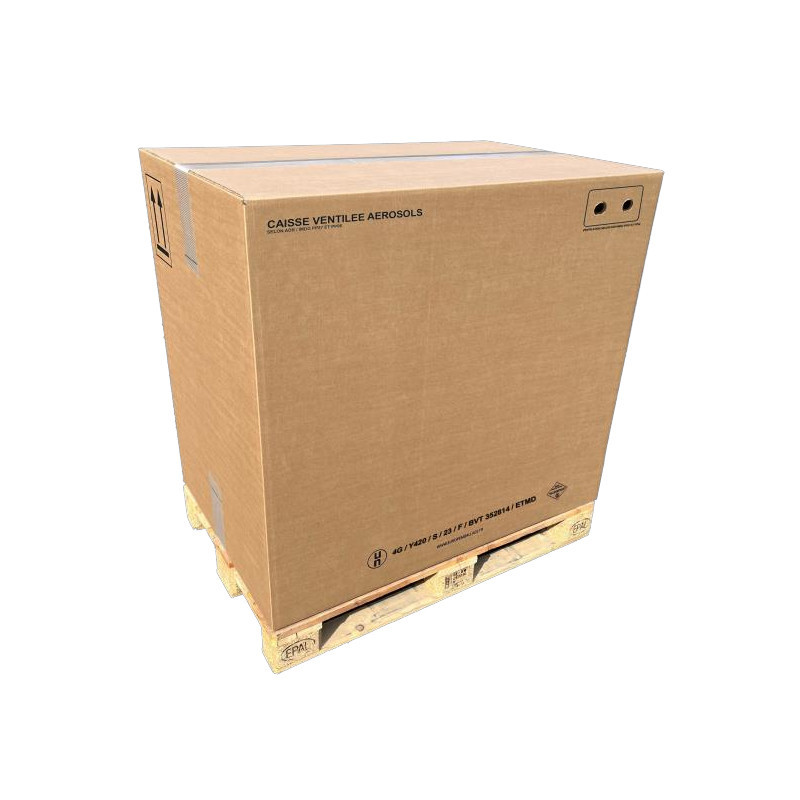 Caisse carton pour aérosols UN1950 Caisse carton pour aérosols UN1950