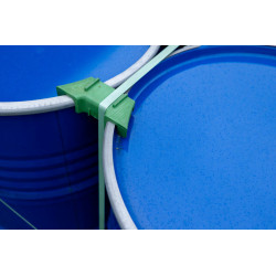 Drumclip for strapping and securing drums