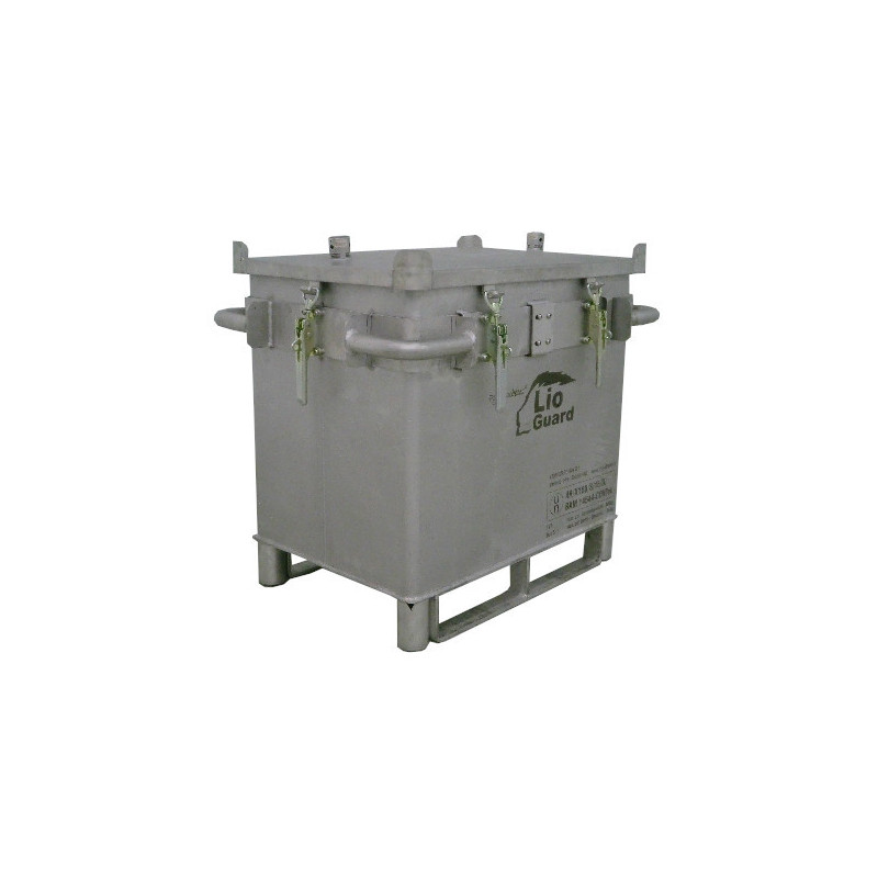 Damaged lithium battery transport case P908