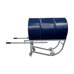 Chariot porte-fût basculant galvanisé 300 kg