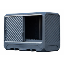 2-IBC (1,000-liter) Shelter with Spill Containment Basin