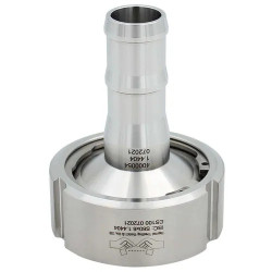 Stainless Steel S60x6 IBC GRV Fitting for 1000-Liter Tank, 1-Piece