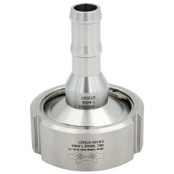 Stainless Steel Fitting S60x6 for IBC/GRV 1,000-Liter Tank, 19 mm
