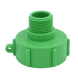 IBC Adapter S60x6 (DN50) with 1" Outlet AIBCS1P - View 1