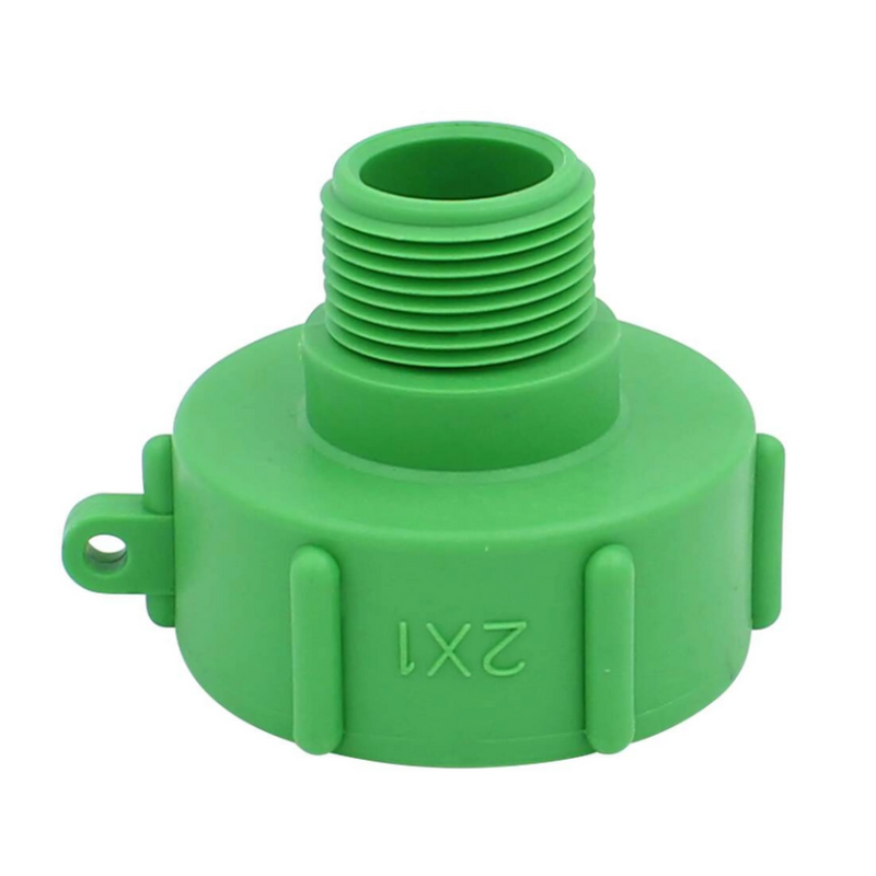 IBC Adapter S60x6 (DN50) with 1" Outlet AIBCS1P - View 1