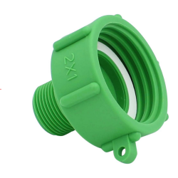 IBC Adapter S60x6 (DN50) with 1" Outlet AIBCS1P - View 2