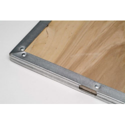 Wooden crate certified for the transport of hazardous materials, 4D/X